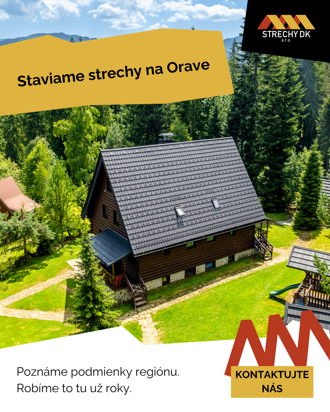 Banner Strechy DK — feed 4:5, lokálny patriotizmus