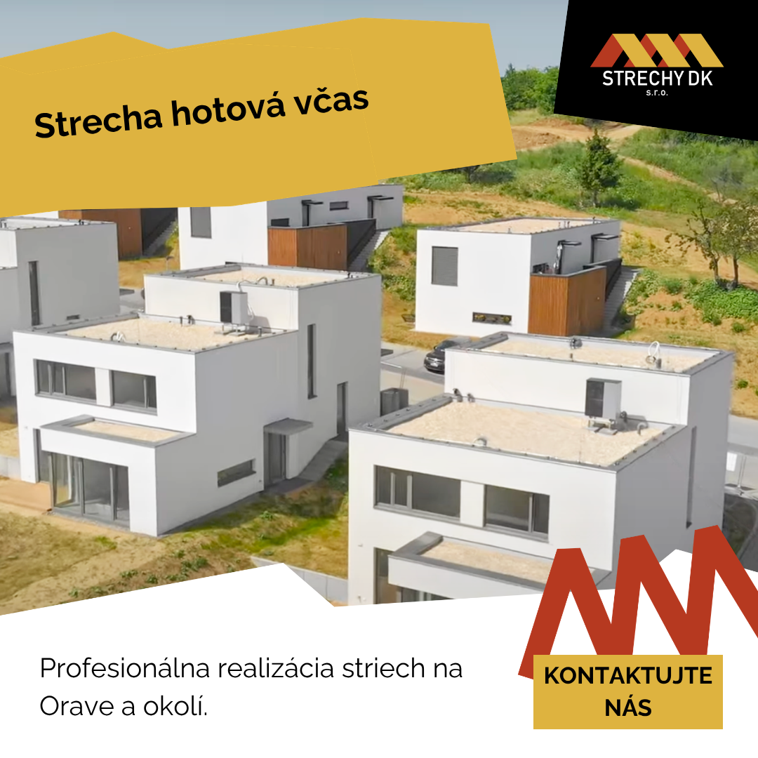 Banner Strechy DK — feed 1:1, spoľahlivosť a včasné dokončenie