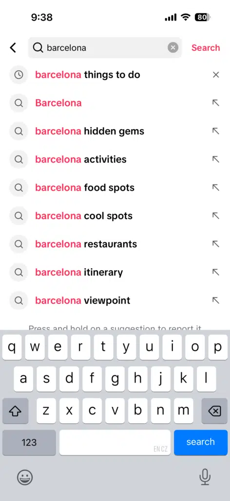 Instagram vyhľadávanie barcelona — Gen Z hľadá inšpiráciu mimo Googlu